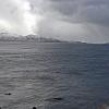 The Via Australis ship in the vast sea near Cape Horn